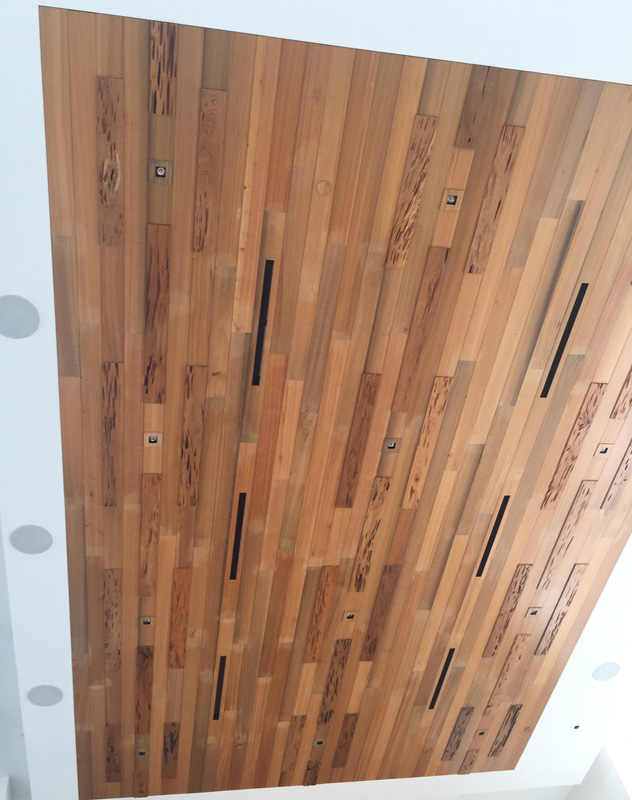 Reclaimed cypress ceiling - Palm City