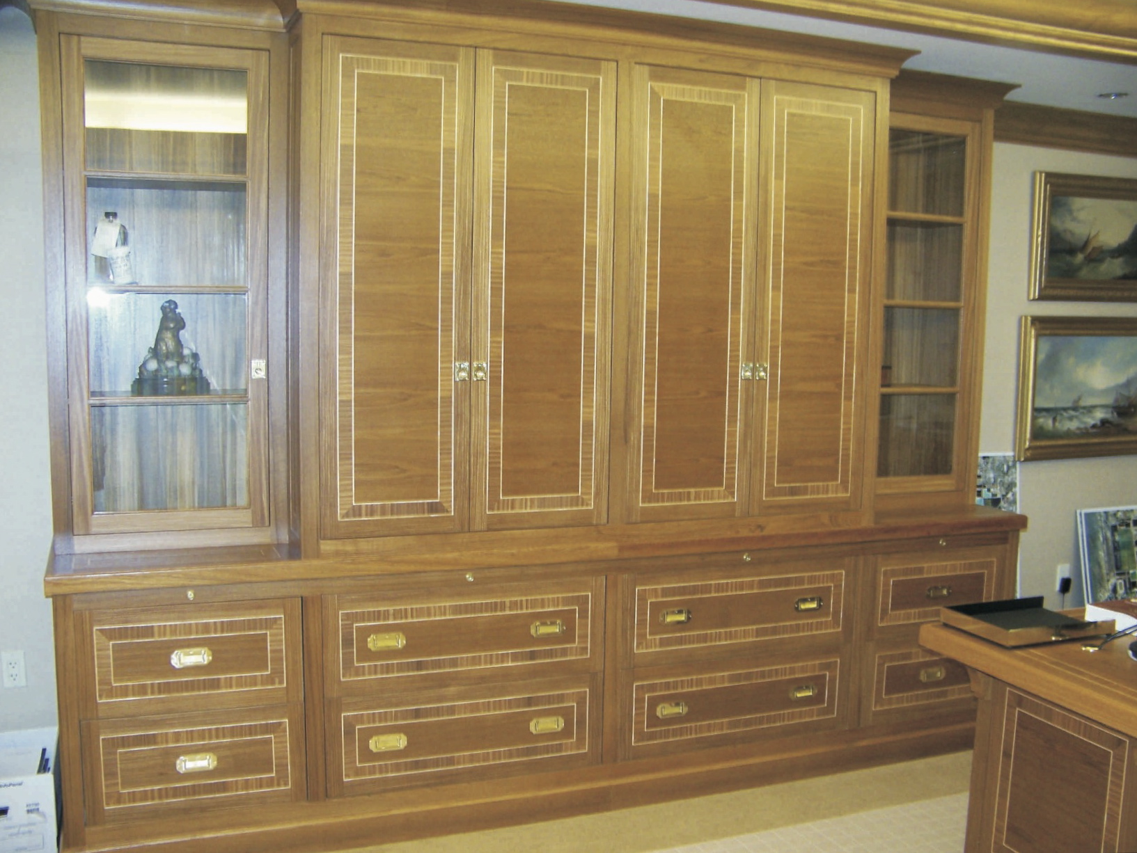 Corporate office credenza, view 2 - West Palm Beach