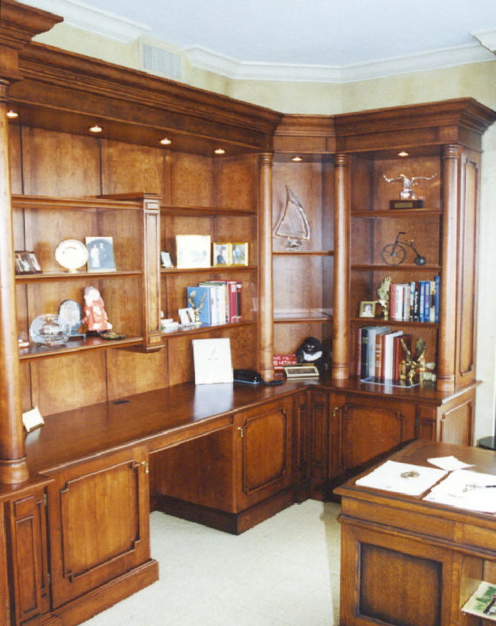 Cherry library/home office cabinet #1 - Naples