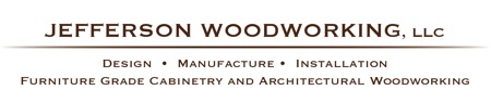 Jefferson Woodworking, LLC, Palm City, Florida - Design, manufacture and installation of furniture-grade cabinetry and architectural woodworking
